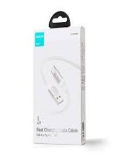 Buy Joyroom S-UC027A10 3A Nylon Type-C cable 3M White in Egypt