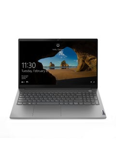 اشتري ThinkBook 15 G2 ITL Laptop With 15.6-inch Full HD (1920x1080) Display, Intel Corei7-1165G7Processor/8GBRAM/512GBSSD/Windows11Pro/Intel Iris Xe Graphics/ English/Arabic Mineral Grey في السعودية