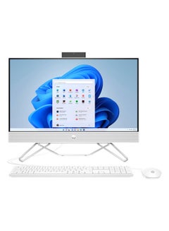 Buy All -In-One27-CB1010NH Desktop With 27-Inch Display, Core-i7-1255U Processor/32GB RAM/1TB SSD/Windows 11 Pro/Intel Iris Xe Graphics English/Arabic White in UAE