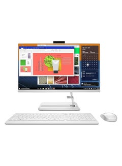 Buy IdeaCentre AIO 3 27IAP7 All In One Desktop With 27-Inch Display, Core i7-13620H Processor/16GB RAM/512GB SSD/Windows 11 Pro/4GB NVIDIA Geforce MX550 English/Arabic White in UAE
