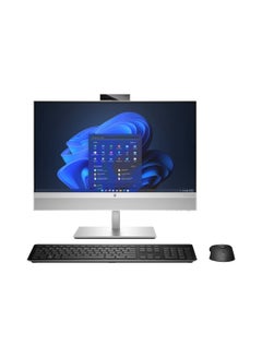 Buy EliteOne 870 G9 All-In-One Desktop With 27-Inch Display, Core- i7-12700 Processor/16GB RAM/512GB SSD/Windows 11 Pro/Intel UHD 770 Graphics English/Arabic Silver in UAE