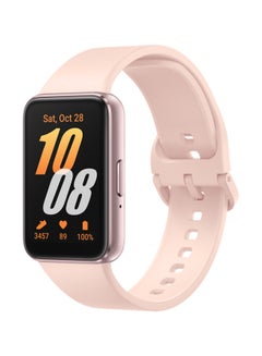 اشتري Fit 3 Smartwatch Amoled Display, Accelerometer, Barometer, Gyro Sensor, Optical Heart Rate Sensor, Light Sensor Pink/Rose Gold في الامارات