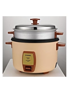 اشتري Rice Cooker With Teflon Coated Aluminium Pot 1.8 L 480 W RC918T Cream Magnolia في الامارات