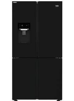 Buy Beko No-Frost Refrigerator, 4 Doors, 565 Liters - GNE134626BH Black in Egypt