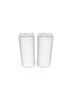 Buy Velop Pro 7 Mesh WiFi 7 System MBE7002 - Cognitive Mesh Router with Tri-Band and over 10 Gbps Speeds - Whole Home Coverage up to 550 sqm. - Connect 400 Devices - 2 Pack White in UAE