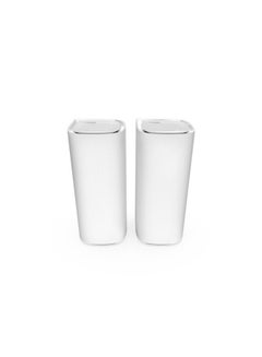 Buy Velop Pro 7 Mesh WiFi 7 System MBE7002 - Cognitive Mesh Router with Tri-Band and over 10 Gbps Speeds - Whole Home Coverage up to 550 sqm. - Connect 400 Devices - 2 Pack White in Saudi Arabia