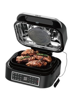 اشتري Indoor Grill And Fryer 1800 W RE-11-042 Black في السعودية