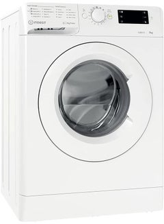 Buy Indesit Mytime 7Kg Front Load Washing Machine 1200 RPM, 16 Washing Programs, Big Digit Display, Child Lock, Made in Poland MTWE-71252WGCC Silver in UAE