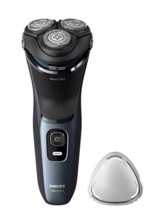Buy Wet And Dry Electric Shaver 3000 Series Black in UAE
