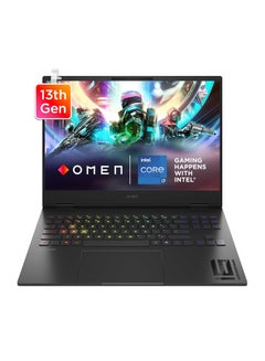 اشتري OMEN Gaming Laptop 16, 13th Gen Intel Core i9-13900HX, 16.1-inch (40.9 cm), NVIDIA GeForce RTX 4060, FHD, 32GB DDR5, 1 TB SSD, RGB Backlit KB, Win 11 English Black في الامارات