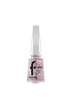 Buy Glitter Nail Enamel GL02 Pink Silver in Egypt