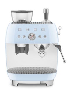 اشتري ‘50’s Style’ Coffee Machine with Built in Grinder 0.01 L 1600 W EGF03PBAU Pastel Blue في الامارات