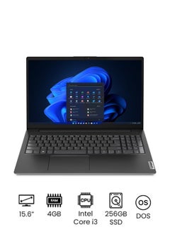 Buy V15 G3 IAP Laptop With 15.6-inch Full HD (1920x1080) Display, Intel Core i3-1215U Processor/4GB RAM DDR4/256GB SSD/DOS(Without Windows)/Integrated Intel UHD Graphics/ English/Arabic Business Black in Saudi Arabia