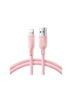 Buy SA34-AL3 100W/3A Fast Charging Data Cable (Lightning ) 1m Pink in Egypt
