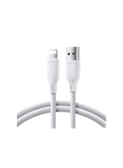 Buy SA34-AL3 100W/3A Fast Charging Data Cable (Lightning ) 1m White in Egypt