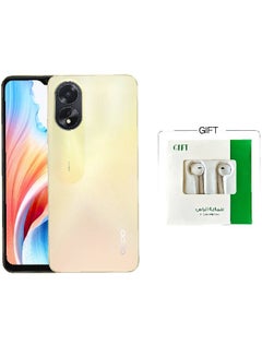 اشتري A38 Dual SIM Glowing Gold 6GB RAM 128GB 4G LTE With Earphones - Middle East Version في السعودية