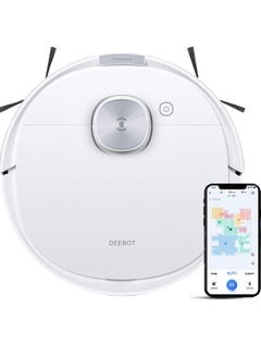 Buy Robot Vacuum Cleaner And Mop Deebot N10, Powerful 4300Pa Suction, Up To 300 Minutes Runtime, dToF Navigation, Multi-Floor Mapping 240 ml 54 W DBX41 White in UAE