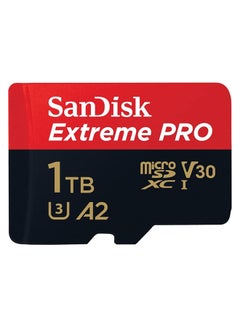 Buy Extreme Pro Microsd Uhs I Card For 4K Video On Smartphones, Action Cams And Drones 200Mb/S Read, 140Mb/S Write, Sdsqxcd 1T00 Gn6Ma 1 TB in Egypt