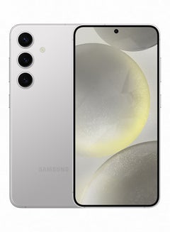 اشتري Galaxy S24 5G Dual SIM Marble Gray 8GB RAM 512GB - International Version في الامارات