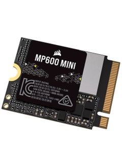 Buy Corsair MP600 Mini 1TB M.2 NVMe PCIe x4 Gen4 2 SSD – M.2 2230 – Up to 4,800MB/sec Sequential Read – High-Density 3D TLC NAND – Great for Steam Deck and Microsoft Surface – Black 1 TB in Saudi Arabia