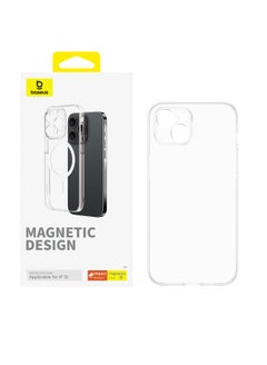 Buy OS-Baseus Lucent Series Magnetic Phone Case for iP 15 Pro, Clear Clear in Egypt