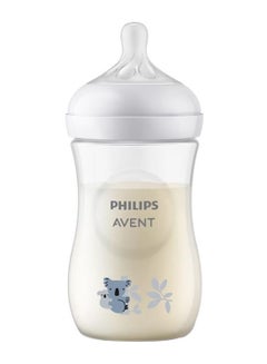 اشتري Natural 3.0 Feeding Bottle, 260 ML, Koaola, White في الامارات