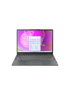 Buy IdeaPad Flex 5 14IAU7 Laptop With 14-Inch Display, Core i5-1235U Processor/8GB RAM/256GB SSD/Intel Iris XE Graphics/Windows 11 Home English/Arabic Storm Grey in UAE