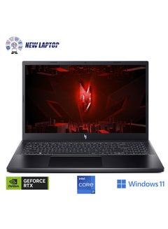 Buy Nitro V15 ANV15-51-73R8 Laptop With 15.6-Inch FHD Display, Core i7-13620H Processor/16GB RAM/512GB SSD/Windows 11 Home/6GB Nvidia RTX 4050 English Obsidian Black in UAE