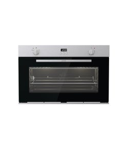 اشتري Built-in Gas oven 90cm, net capicty: 88l, Electronic programming timer, oven temperature 250 °C, Cooling Fan, 2 oven grids - BOG9832E01X Stainless Steel في مصر