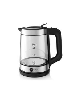 اشتري Japan Electric Kettle 1.7L Capacity 2200W Automatic Cut-off Overheat Protection Glass and Silver G-Mark ESMA RoHS CB 2 years warranty 1.7 L 2200 W AF-171850KTGS Silver في الامارات