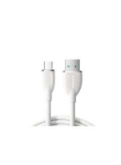 Buy JOYROOM SA29-AC3 Colorful Series 3A Liquid Silicone Fast Charging Data Cable (USB-A To Type-C ) 1.2M - White Black in Egypt
