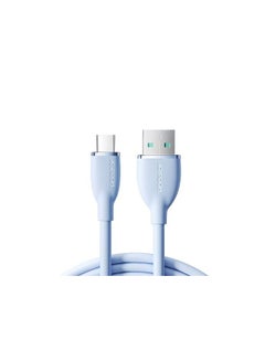 Buy JOYROOM SA29-AC3 Colorful Series 3A Liquid Silicone Fast Charging Data Cable (USB-A To Type-C ) 1.2M Blue in Egypt