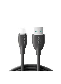 Buy JOYROOM SA29-AC3 Colorful Series 3A Liquid Silicone Fast Charging Data Cable (USB-A To Type-C ) 1.2M Black in Egypt