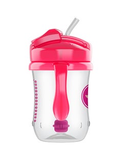 Buy Pack Of 1 Baby's First Straw Cup With Handles - Pink Deco, 6m+, 9 oz/270 Ml in Egypt