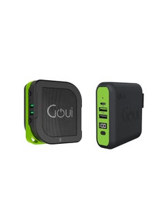 اشتري Buyuni Wall Charger- Power 5200mAh + Speaker Mbala Wall Charger- Power 8000mAh Wireless Black في السعودية