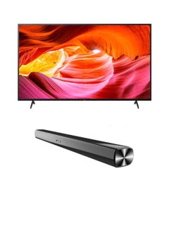 Buy 50 Inch 4K HDR Google TV In 4K With A Billion Colors And Dolby Audio-2022 Model With JVC Soundbar KD-50X75K  +TH-N322B Black in UAE