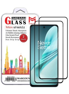 اشتري 2 Pack OnePlus Nord N30 SE Screen Protector 9H Hardness Scratch Resistance Screen Protector Touch Sensitive Case Friendly Tempered Glass Film Clear في الامارات