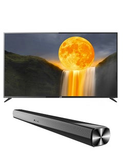 Buy 70 Inch 4K UHD Smart TV Powered By WebOS Hub, Dolby Audio, LG Magic remote, Bluetooth, DVBT2/S2 LT-70N7145 Black With JVC Soundbar LT-70N7145+THN322B Black in UAE