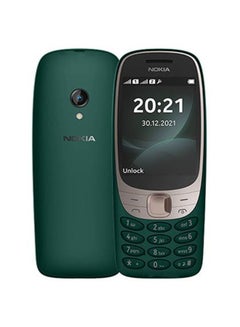 اشتري 6310 Feature Phone Dual Sim Dark Green 8Mb Ram 16Mb 32Gb Expendable 4G في الامارات