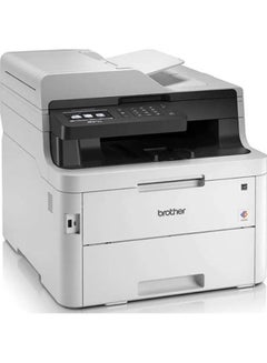 اشتري 4-in-1 MFC-L3750CDW Colour LED Multi-Function Centre with Automatic 2-sided Printing and Wireless Connectivity Printer & Scanner | 8CE76D00141 White في الامارات