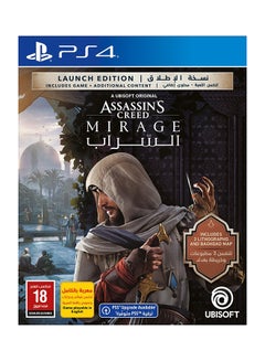 Buy Assassins Creed mirage Deluxe Edition - PlayStation 4 (PS4) in Saudi Arabia