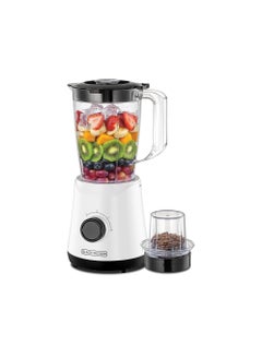 Buy Blender  1.5L with Grinder Mill  - 500 W BX520-B5 White in Egypt