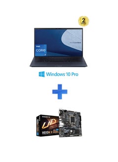 Buy B9400CEA-KC007R Laptop With 14-in Display Core i7-1165G7 Processor 16gb RAM 1 Terabyte SSD Intel Iris X Graphics With GIGABYTE H610M H V2 DDR4 Rev. 1.0 Motherboard English/Arabic Star Black in Egypt