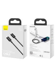 Buy Baseus Superior Series Fast Charging Data Cable Type-C to iP PD 20W 2m Black in Egypt