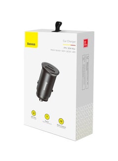 اشتري Baseus  Circular metal A+C 30W PPS Car Charger Black في مصر