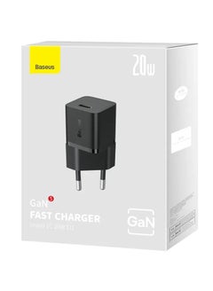 Buy OS-Baseus GaN5 Fast Charger(mini) 1C 20W EU Black in Egypt