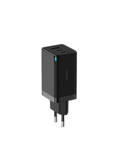 Buy Baseus GaN5 Pro Fast Charger 2C+U 65W  EU  (Include：Baseus Xiaobai series fast charging Cable Type-C  to Type-C 100W(20V/5A) 1m Black） Black in Egypt