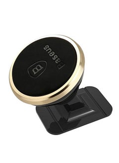 Buy OS-Baseus 360° Adjustable Magnetic Phone Mount Gold in Egypt