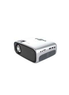 Buy Portable LED Projector, Image Technology DLP, 480P Native Resolution With Max Input 1080P With Built In Stereo Speaker NPX440/INT Grey in Egypt