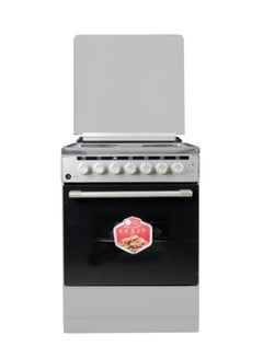 اشتري AFRA Japan Free Standing Cooking Range, 60x60, Electric Burners, Stainless Steel, Compact, Adjustable Legs, Temperature Control, Mechanical Timer AF-6060CRHP Stainless Steel في الامارات